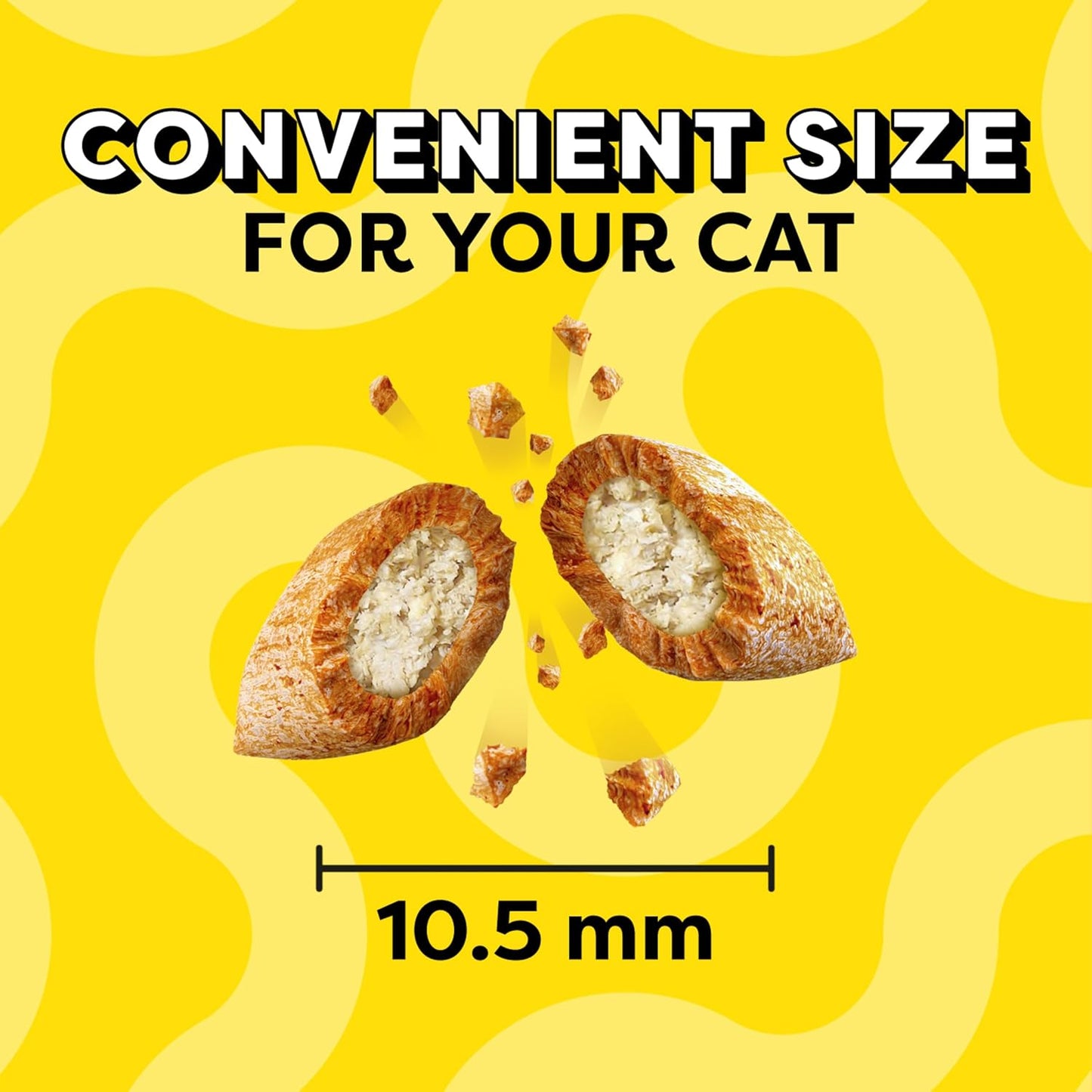 Mixups Catnip Fever Flavor Crunchy and Soft Cat Treats, 30 Oz. Tub